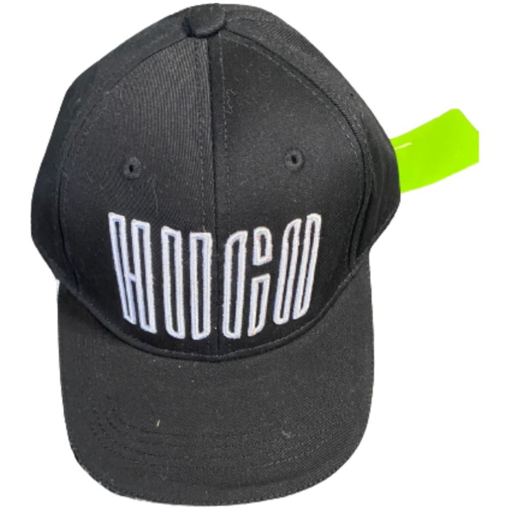 NWT Men's HUGO BOSS White Logo Cap With Adjustable Strap Color Black
